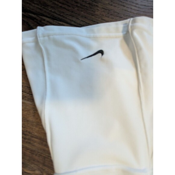 Vintage Nike Fit Dry White Poly Blend Stretch Skort Skirt Short Sz L Tennis Golf - Picture 2 of 6